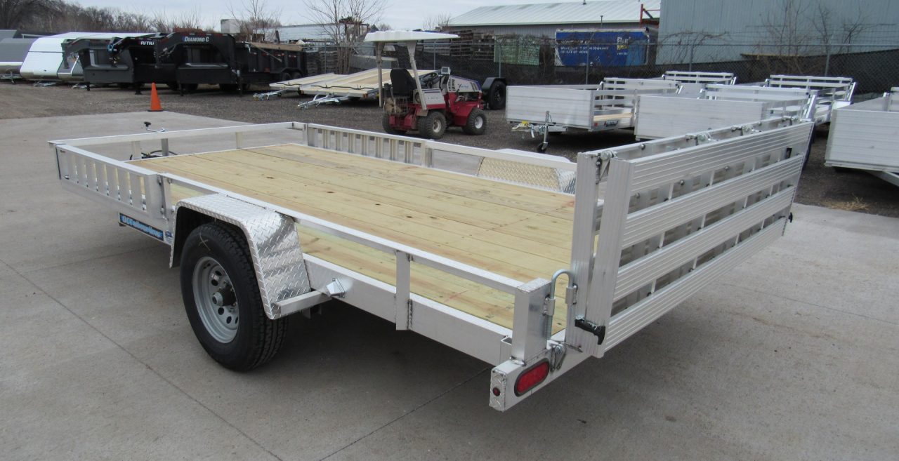 New 2026 DCT 83"x14ft Aluminum Utility Trailer