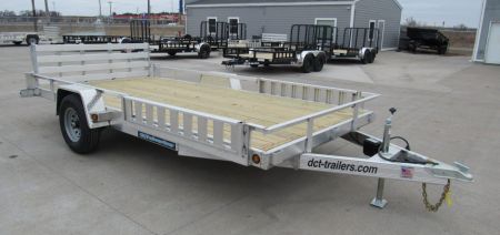 New 2026 DCT 83"x14ft Aluminum Utility Trailer