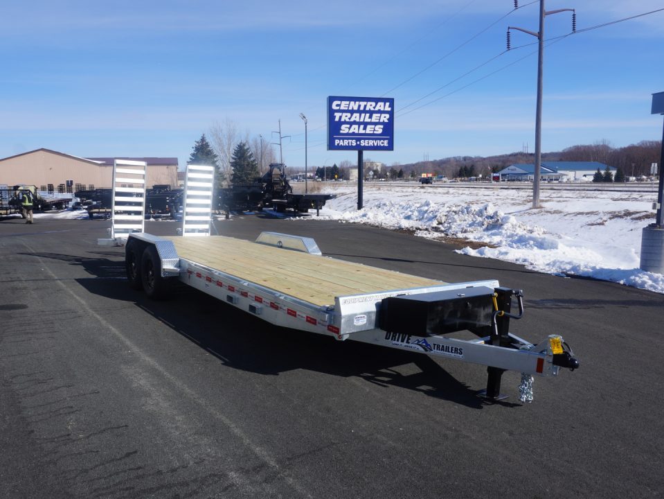 New 2027 Drive Trailers 82"X24' Galvanized Equipment Trailer
