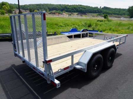 New 2026 Drive Trailers 7x14ft Galvanized Utility Trailer