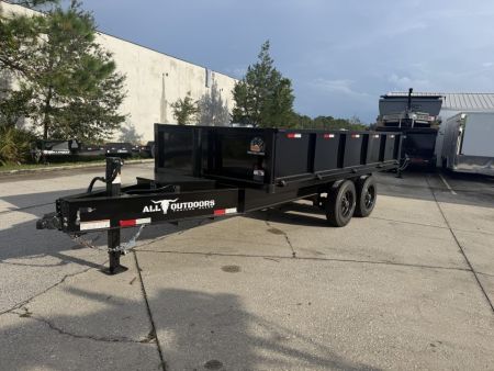 New 2027 Panther Cargo 7X16 Dropside 20K Dump Trailer