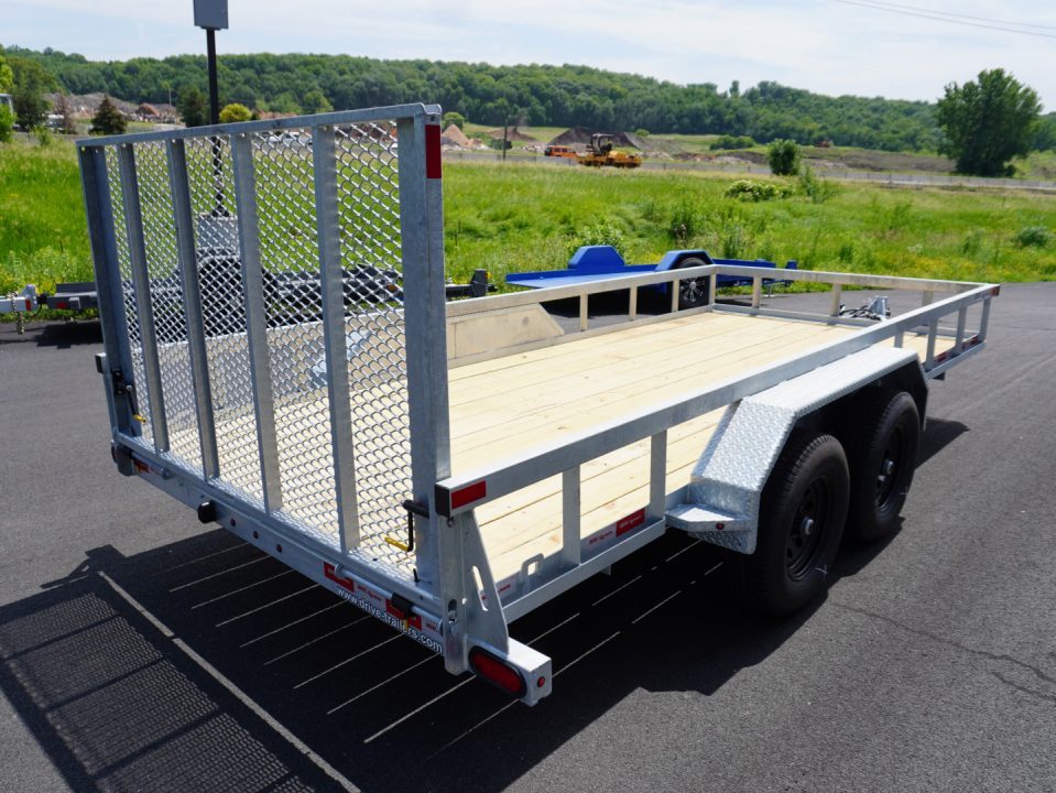 New 2026 Drive Trailers 7x16ft Galvanized Utility