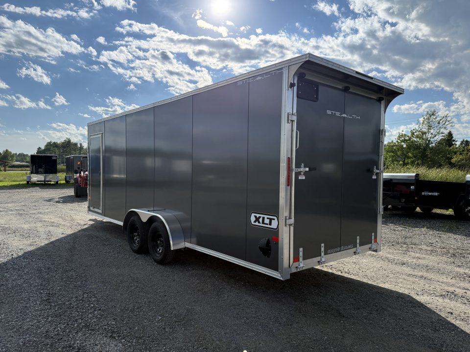 New 2027 ALCOM 7 X 22 STEALTH XLT PRO Snowmobile Trailer