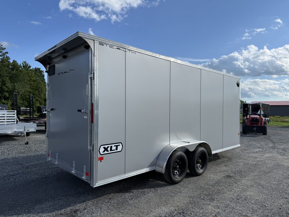 New 2027 ALCOM 7 X 18 STEALTH XLT PRO Snowmobile Trailer