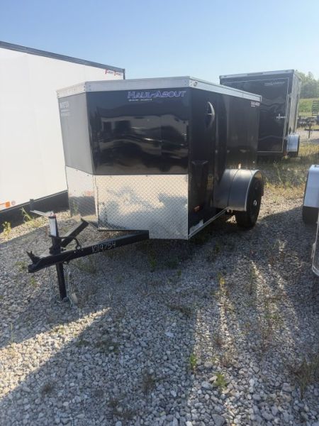New 2027 HAUL ABOUT TRAILERS CARGO ENCLOSED BCT58SA 5x8 SA SWING DOOR (GVW:2990) BLACK