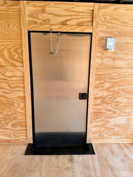 New 2027 8.5x20 Car Hauler 5200 lb torsions Black poly-Blackout- Enclosed Car Hauler