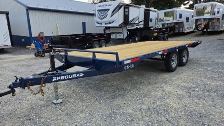 New 2027 Pequea Trailers ES 16' DECKOVER Deckover Trailer