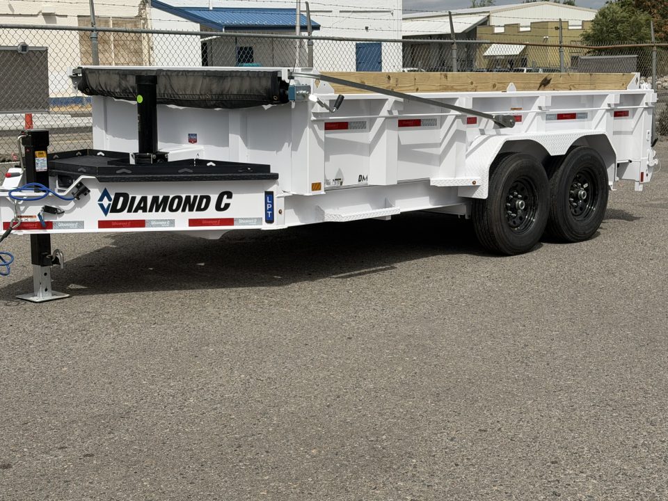New 2027 Diamond C LPT 14' - 15.5K Telescopic Dump Trailer