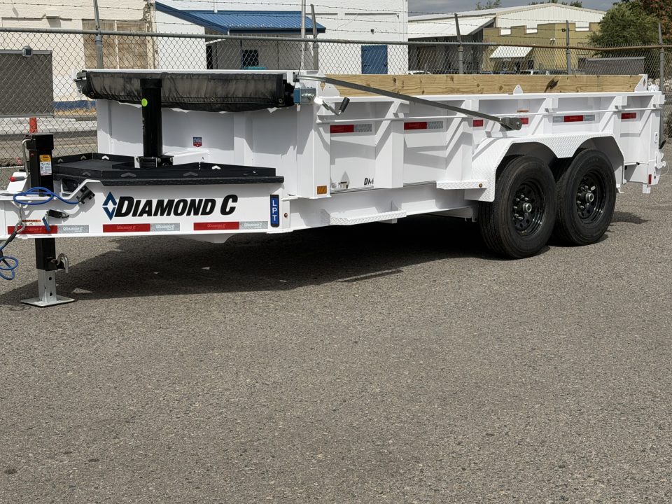 New 2027 Diamond C LPT 14' - 15.5K Telescopic Dump Trailer