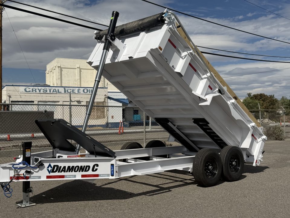 New 2027 Diamond C LPT 14' - 15.5K Telescopic Dump Trailer