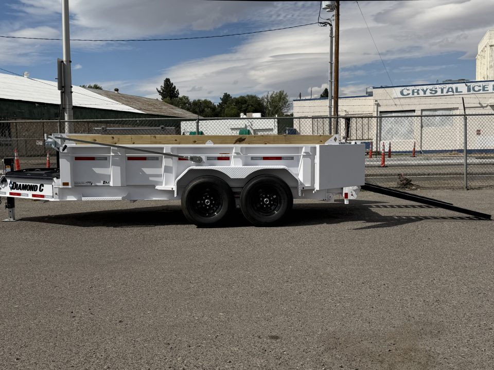 New 2027 Diamond C LPT 14' - 15.5K Telescopic Dump Trailer