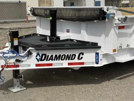 New 2027 Diamond C LPT 14' - 15.5K Telescopic Dump Trailer