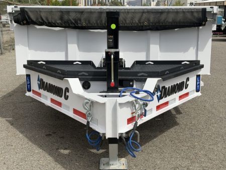 New 2027 Diamond C LPT 14' - 15.5K Telescopic Dump Trailer