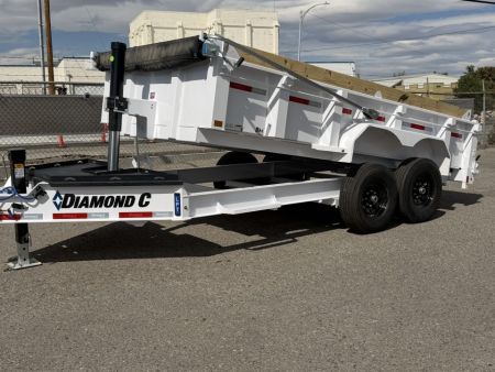 New 2027 Diamond C LPT 14' - 15.5K Telescopic Dump Trailer