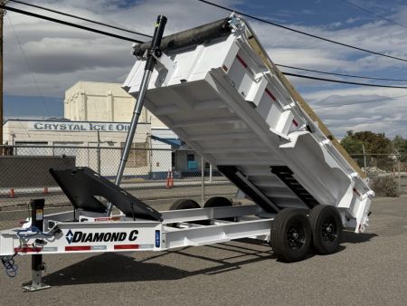 New 2027 Diamond C LPT 14' - 15.5K Telescopic Dump Trailer