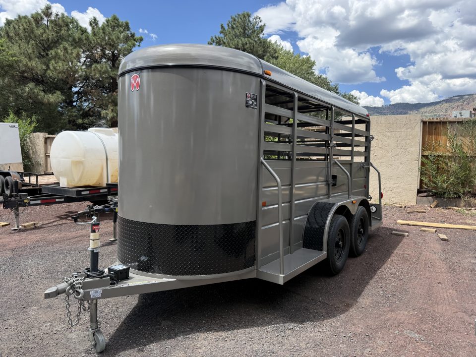 New 5X12 Livestock All Around 6'2" Tall