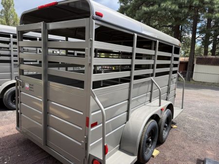 New 5X12 Livestock All Around 6'2" Tall