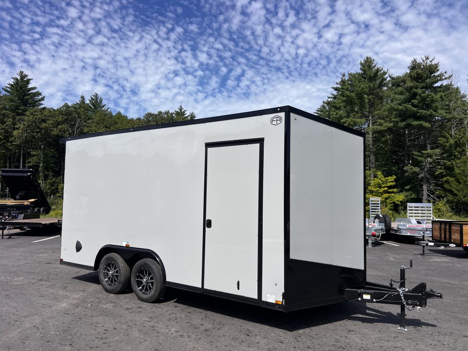 New 2027 US Cargo 8.5X16+ 2ft V-Nose /.080 Polycore / I-Beam Frame / 7' 6" interior/ Blackout Package - 7000GVW