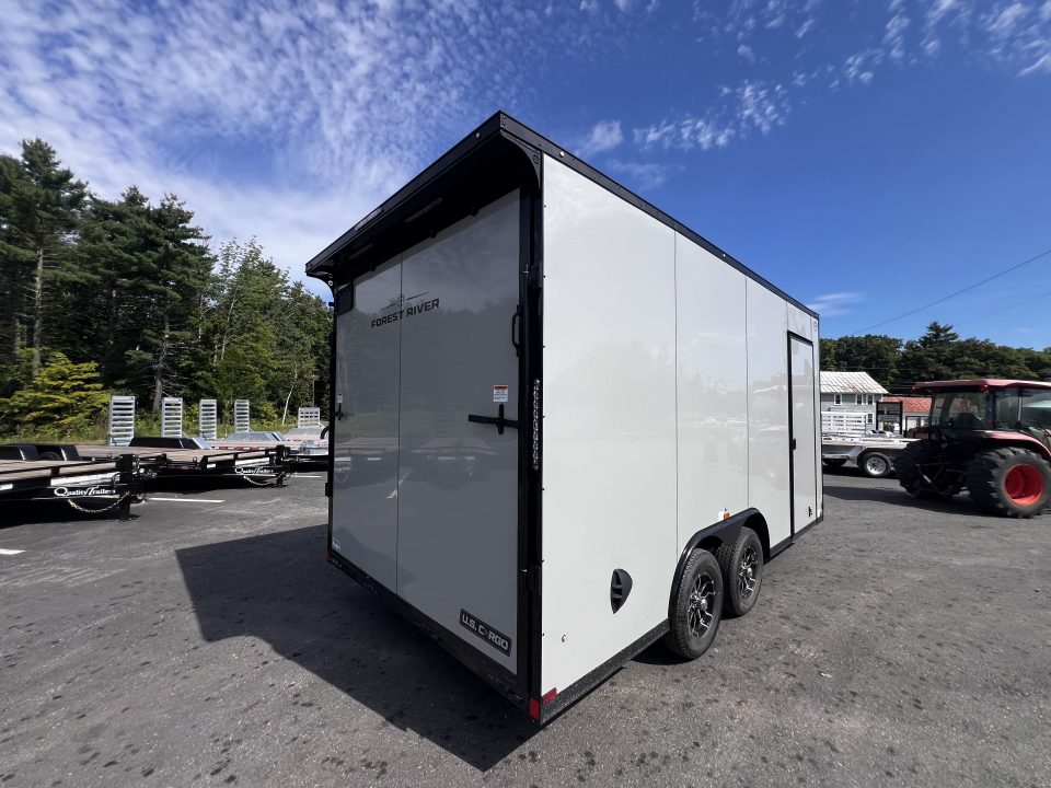 New 2027 US Cargo 8.5X16+ 2ft V-Nose /.080 Polycore / I-Beam Frame / 7' 6" interior/ Blackout Package - 7000GVW