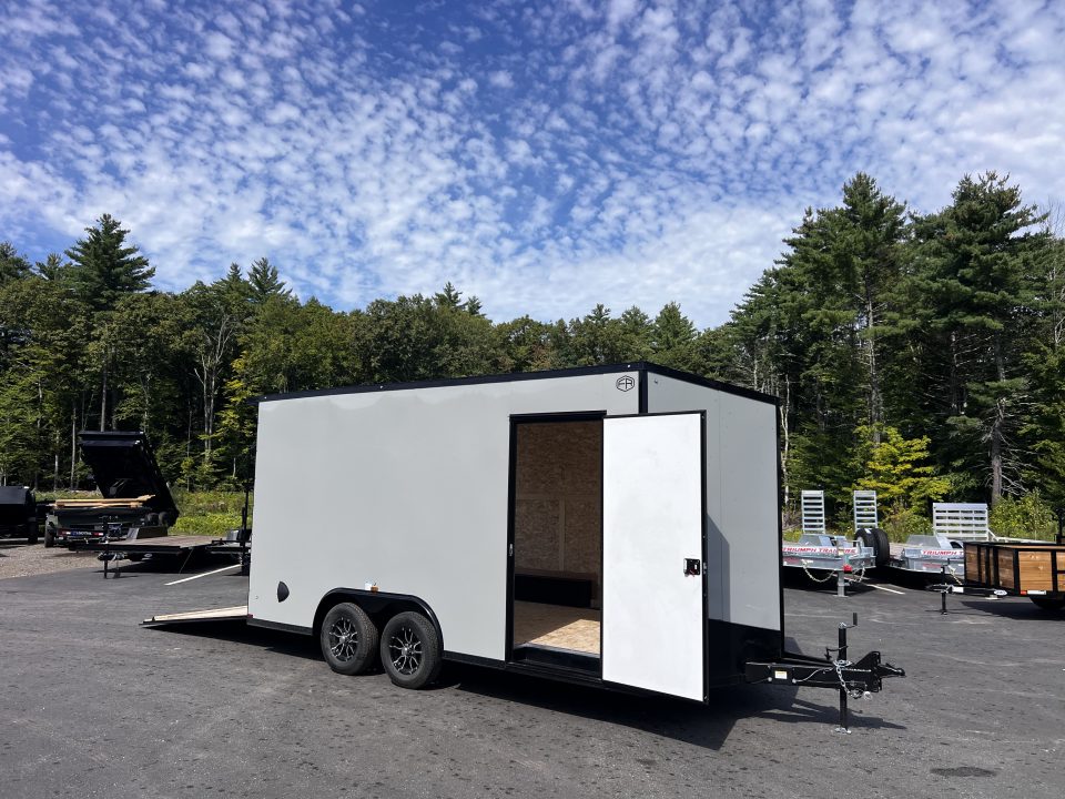 New 2027 US Cargo 8.5X16+ 2ft V-Nose /.080 Polycore / I-Beam Frame / 7' 6" interior/ Blackout Package - 7000GVW