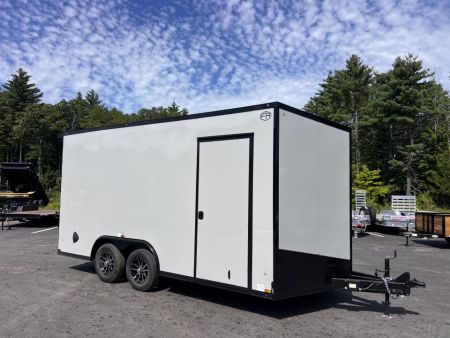 New 2027 US Cargo 8.5X16+ 2ft V-Nose /.080 Polycore / I-Beam Frame / 7' 6" interior/ Blackout Package - 7000GVW
