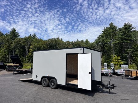New 2027 US Cargo 8.5X16+ 2ft V-Nose /.080 Polycore / I-Beam Frame / 7' 6" interior/ Blackout Package - 7000GVW