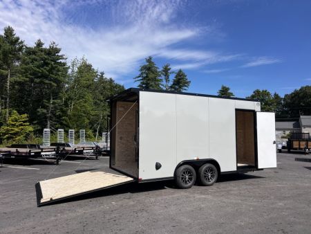 New 2027 US Cargo 8.5X16+ 2ft V-Nose /.080 Polycore / I-Beam Frame / 7' 6" interior/ Blackout Package - 7000GVW