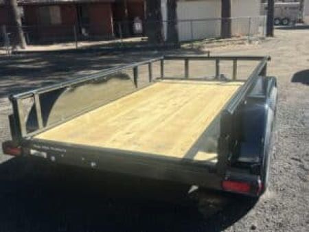 New 2026 Top Hat Trailers 5x10 Tandem Flatbed Utility Trailer Water hauler