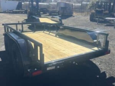New 2026 Top Hat Trailers 5x10 Tandem Flatbed Utility Trailer Water hauler