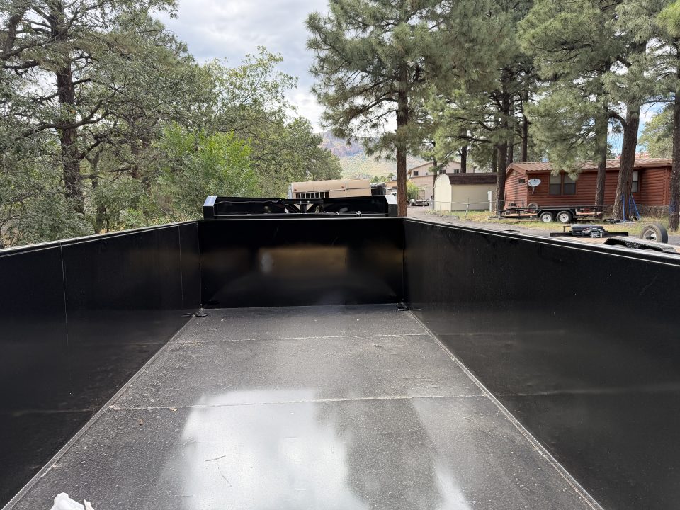 New 2027 Top Hat Trailers 7'X16' Gooseneck Dump Trailer 16000 lb G.V.W. 3' Sides Dump Trailer
