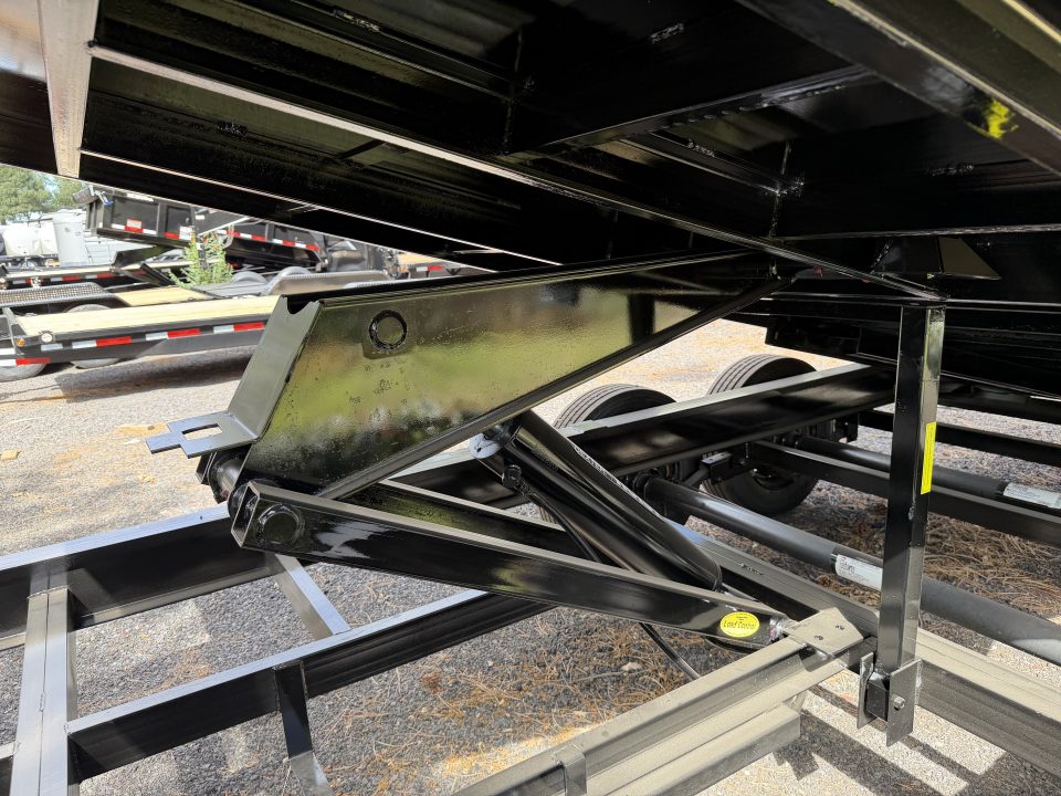 New 2027 Top Hat Trailers 7'X16' Gooseneck Dump Trailer 16000 lb G.V.W. 3' Sides Dump Trailer