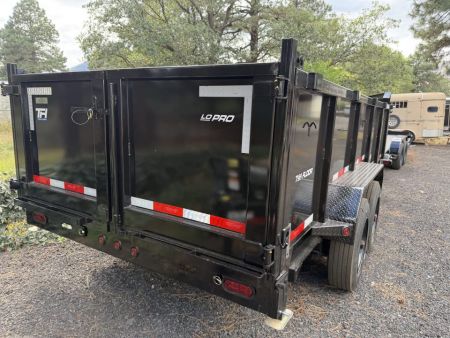 New 2027 Top Hat Trailers 7'X16' Gooseneck Dump Trailer 16000 lb G.V.W. 3' Sides Dump Trailer