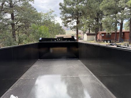 New 2027 Top Hat Trailers 7'X16' Gooseneck Dump Trailer 16000 lb G.V.W. 3' Sides Dump Trailer