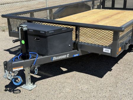 New 2027 Diamond C GTU 83"x14' - 7K UTV Utility Trailer