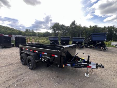 New 2027 LOAD TRAIL 6X12-DE Dump Trailer/ I BEAM Frame/ Ramps & Tarp kit / Spreader Gate- 9990gvw