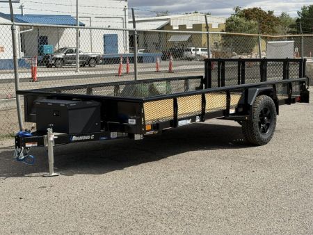 New 2027 Diamond C PSA 77 x14' Venture Edition, Expanded Sides - 6K UTV Utility Trailer