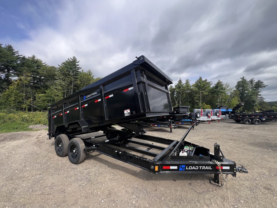 New 2027 Load Trail 7x16 Dump Trailer-HD/ 4' High Sides/ 8" I beam frame/ Tarp kit & Ramps - 14k GVW