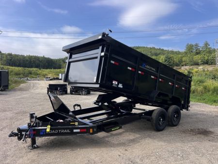 New 2027 Load Trail 7x16 Dump Trailer-HD/ 4' High Sides/ 8" I beam frame/ Tarp kit & Ramps - 14k GVW