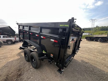 New 2027 Load Trail 7x16 Dump Trailer-HD/ 4' High Sides/ 8" I beam frame/ Tarp kit & Ramps - 14k GVW