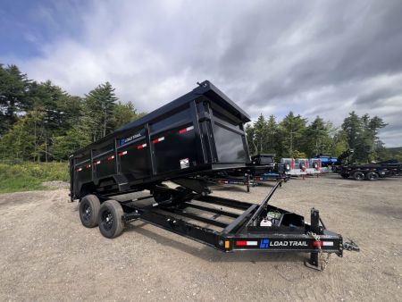 New 2027 Load Trail 7x16 Dump Trailer-HD/ 4' High Sides/ 8" I beam frame/ Tarp kit & Ramps - 14k GVW
