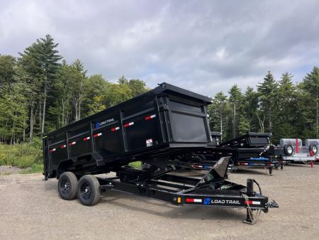 New 2027 Load Trail 7x16 Dump Trailer-HD/ 4' High Sides/ 8" I beam frame/ Tarp kit & Ramps - 14k GVW