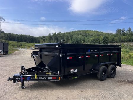 New 2027 Load Trail 7x16 Dump Trailer-HD/ 4' High Sides/ 8" I beam frame/ Tarp kit & Ramps - 14k GVW