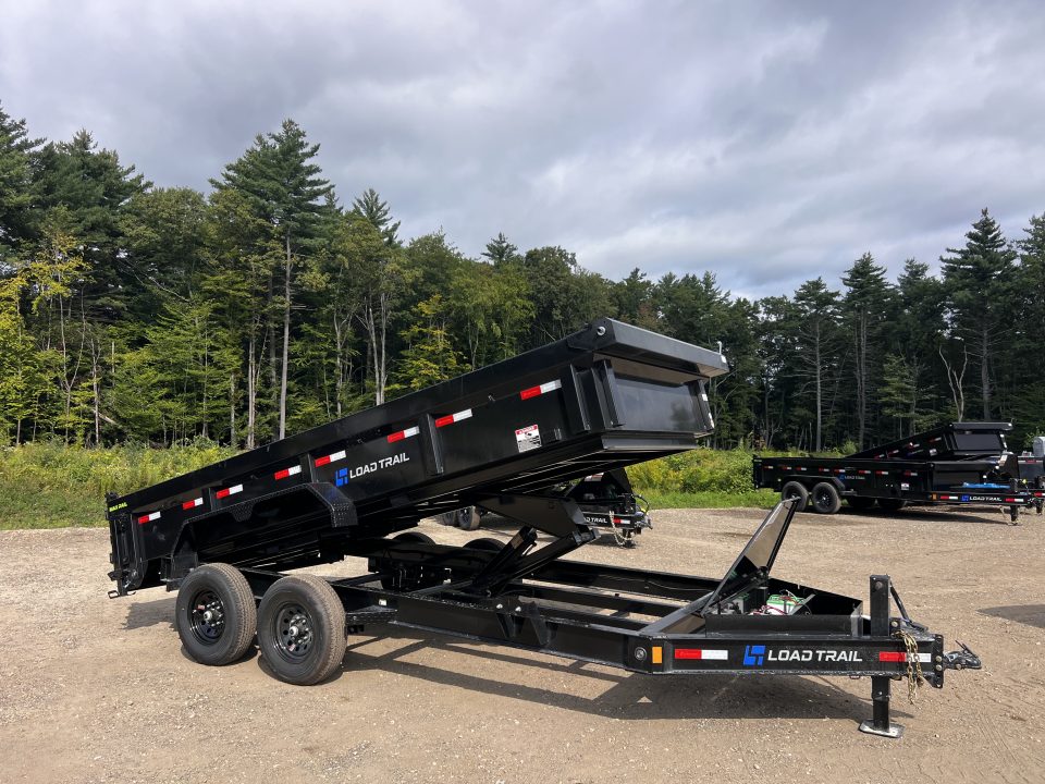 New 2027 Load Trail 7x16 Dump Trailer-HD/ 24" Sides/ 8" I beam frame/ Tarp kit & Ramps - 14k GVW