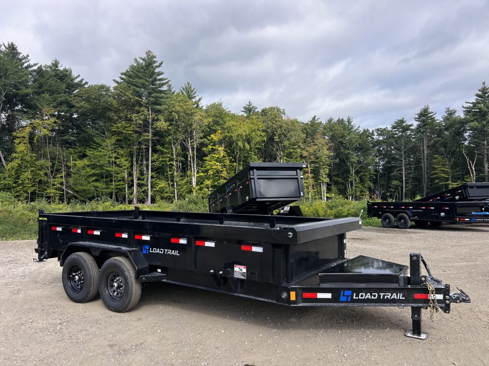 New 2027 Load Trail 7x16 Dump Trailer-HD/ 24" Sides/ 8" I beam frame/ Tarp kit & Ramps - 14k GVW
