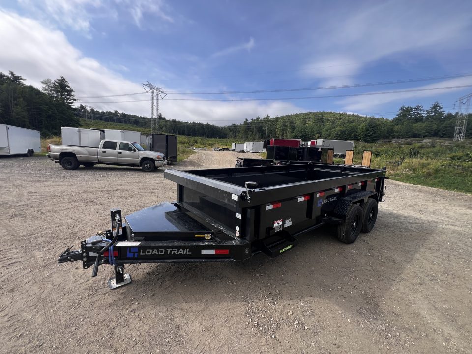 New 2027 Load Trail 7x16 Dump Trailer-HD/ 24" Sides/ 8" I beam frame/ Tarp kit & Ramps - 14k GVW