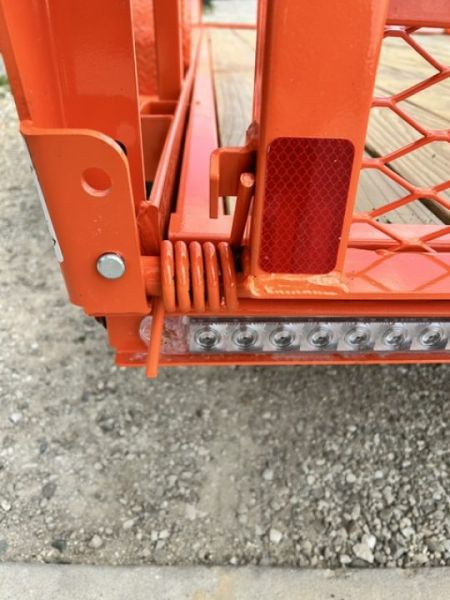New 2027 H&H Trailers 82"X14' Rail Side LADDER STYLE GATE 7k gvwr Utility Trailer