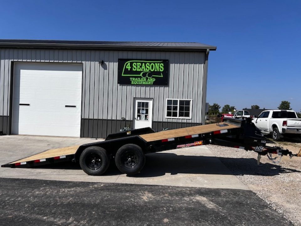 New 2027 H&H Trailers 82"X20' EX 9.9K SPEEDLOADER POWER TILT Car / Racing Trailer