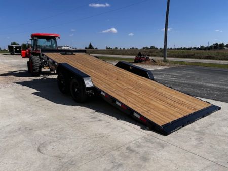 New 2027 H&H Trailers 82"X20' EX 9.9K SPEEDLOADER POWER TILT Car / Racing Trailer