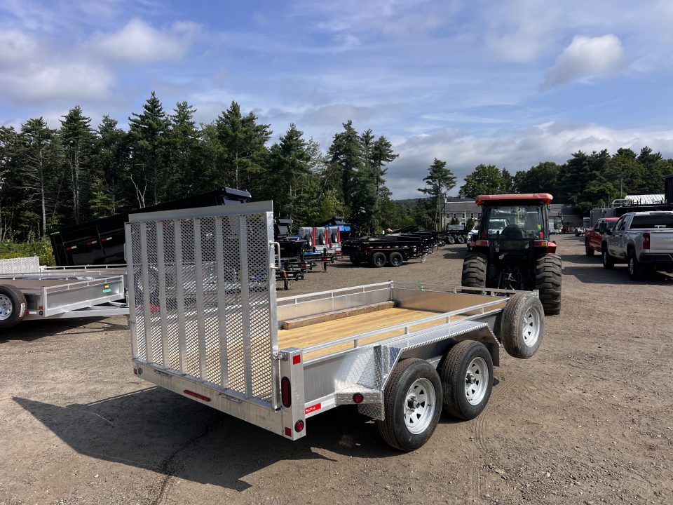 New 2027 Triumph 7X12 Aluminum Utility Trailer / 4' Fixed Ramp - 7000GVW