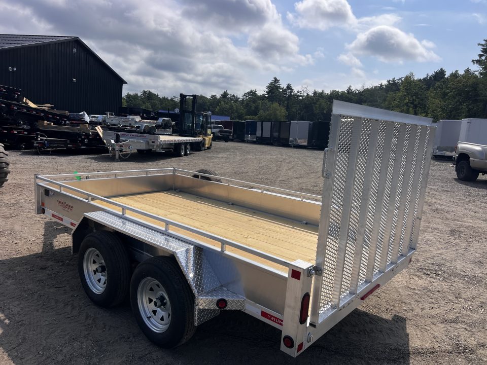 New 2027 Triumph 7X12 Aluminum Utility Trailer / 4' Fixed Ramp - 7000GVW